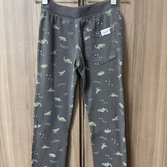 子供服ズボン　恐竜柄グレーの画像