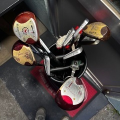 ゴルフクラブセット アイアン ウッド バッグ付き　全部セットの画像