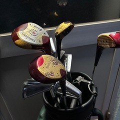 ゴルフクラブセット アイアン ウッド バッグ付き　全部セットの画像