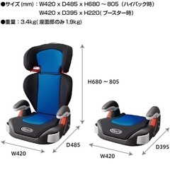 グレコ　ジュニアシートプラスの画像
