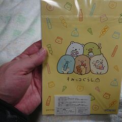 ④未使用　非売品　NOT FOR SALE　すみっコぐらし　だがし屋すみっコ　メモ帳　©2016 SAN-X CO., LTD. ALL RIGHTS RESERVED.の画像