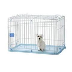 ペットゲージ　犬用　水色