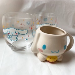 サンリオ　シナモロール　コップ　グラス