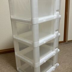 収納ボックス 4段【中古】の画像
