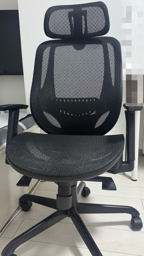 ニトリ　ワークチェア　オフィスチェア　ワークチェア(クエト BK)