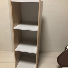 三段カラーボックス