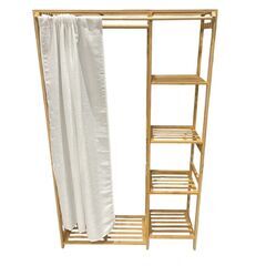 【決まりました】木製棚 カーテン付きの画像