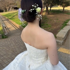 【一式セット】ウェディングドレス Aimer の画像