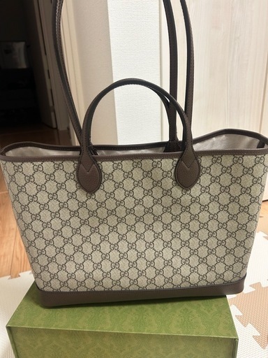 美品 GUCCI ダブルG 2Wayミディアム トートバッグショルダーバッグ