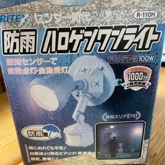 センサー時代防雨ハロゲンワンライト