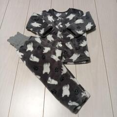 もこもこパジャマ上下セット　90サイズ　シロクマ