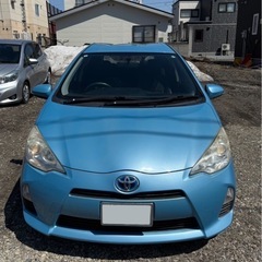 【トヨタ　アクア】Gブラックソフトレザーセレクション　平成25年車　５人乗り　車検7年12月迄　ナビ・ドラレコ・バックカメラ・ETC付きの画像