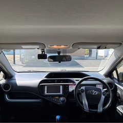 【トヨタ　アクア】Gブラックソフトレザーセレクション　平成25年車　５人乗り　車検7年12月迄　ナビ・ドラレコ・バックカメラ・ETC付きの画像