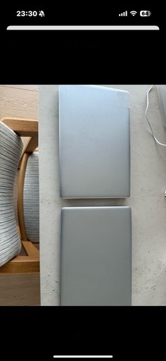 シルバー ノートPC 2個(GM JAPAN) 充電器付き