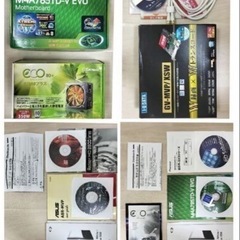 HDDなしPC×２、２３インチモニターの画像