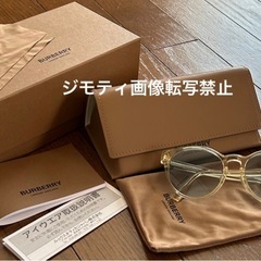 美品　BURBERRY バーバリー　サングラス　クリアフレーム