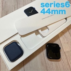 【中古美品】Apple Watch 6 44mm GPSモデル ブルー
