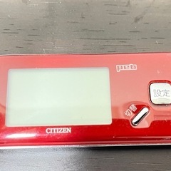 TANITAとCITIZENの万歩計セットでの画像