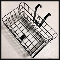꒰未使用꒱自転車カゴ バスケット 黒