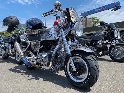 国産 モンキー 12v 110cc カスタムペイント