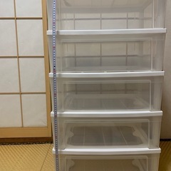 収納ケース クローゼット ワイドチェスト５段 A
　