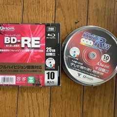 BD-RE 　DVD-RW