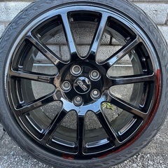 ルノー メガーヌ 3RS スピードライン製 19インチ アルミホイール ブラックの画像