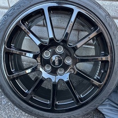 ルノー メガーヌ 3RS スピードライン製 19インチ アルミホイール ブラックの画像