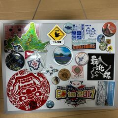 【北海道 ご当地マグネット＆缶バッジセット】