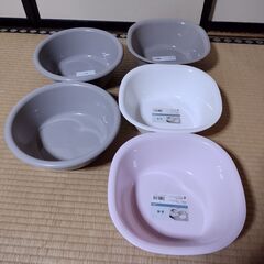 カインズ 湯桶 洗面器 5個