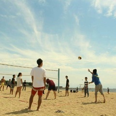 ビーチバレーやってます🏖️🏐