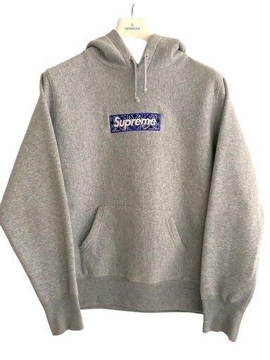 シュプリーム ボックスロゴ　バンダナ　Sサイズ　Supreme パーカー