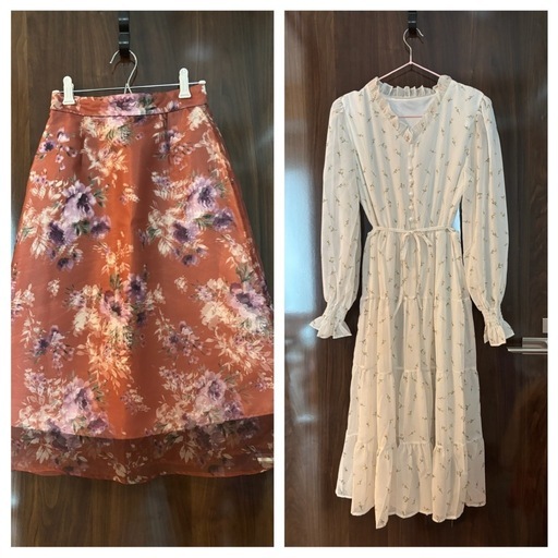 タグ付き&タグ無し【新品未使用】2点セットワンピーススカート (かに  