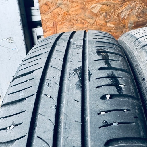 バリ山　DUNLOP ダンロップ　EC300＋　165/60R15 夏タイヤ　2021年製　15インチ