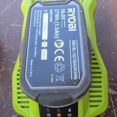 ☆ リョービ RYOBI R18GLU & R18PS ホットグルーガン&コードレスコーナーパームサンダー 5点セット◆バッテリー2台付きの画像