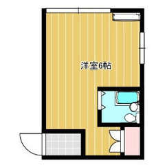 1ワンルーム ☆5/15 プロフ必読☆審査 初期費用 保証人無で...