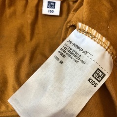 【水洗いのみ未着用】ユニクロキッズUNIQLO Kids 小花柄ワンピース 150cmの画像