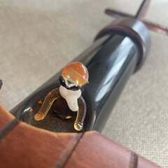 飛行機型のワインデカンタの画像