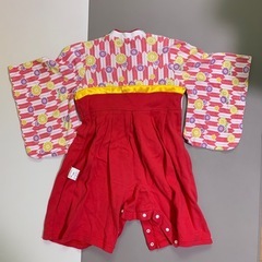 袴ロンパース 90cmの画像