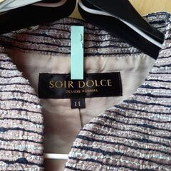 SOIR DOLCE ストライプ フォーマルジャケット 11号　2000円の画像