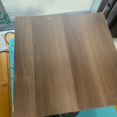 コンパクト　テーブル　茶色　　の画像