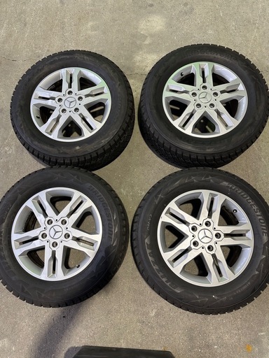 ベンツ　ホイールスタッドレスセット　265/60R18 発送可能です。。