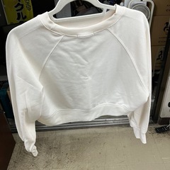 ☆値下げ☆W2504-387 ems excite ショートロゴ刺繍トレーナー レディース 中古の画像