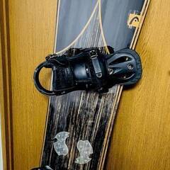 【断捨離】HEAD THE DAY パウダーボード BURTONのビンディング付セット 滑り止め付 ハイブリッドキャンバー 147 バートン スノーボード 板 Missionの画像