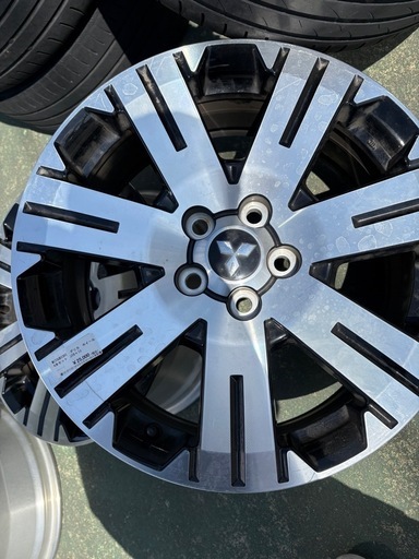 0304 MITSUBISHI 三菱 デリカ 純正 ホイール J18×7J 38 DOT 4本セット