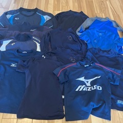 130 半袖長袖インナー　Tシャツ　ネイビー