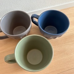 マグカップ、コーヒーカップ、スープカップ3個