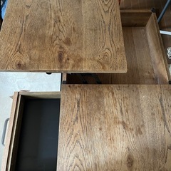 クラッシュゲート　ローテーブル　昇降式の画像