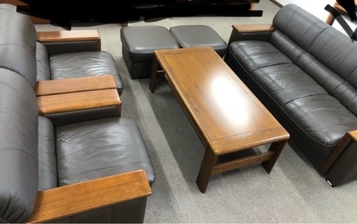 応接セット オフィス 3人掛け テーブル 椅子 イス 6点セット