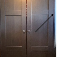 IKEA ワードローブ ラッケスタード の画像